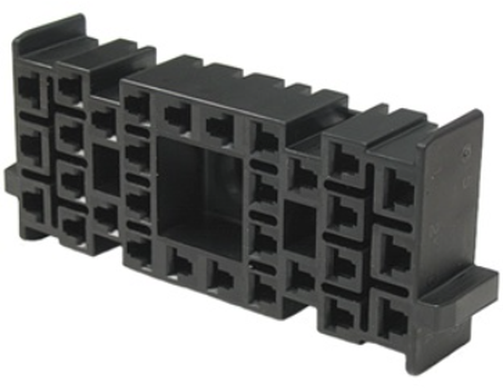 30 Way F MetriPack (M/P) 2.8 4.8 Sealed Connector Black