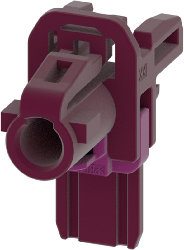 1 Port 1 Row MCA-B Female Mini Coax Claret Violet Code D