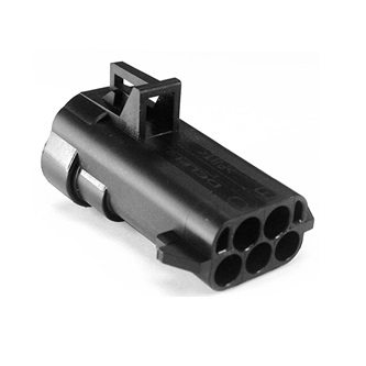 4 Way M MetriPack (M/P) 150 Sealed Connector Black