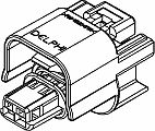2 Way F GT 150 Sealed Connector Black