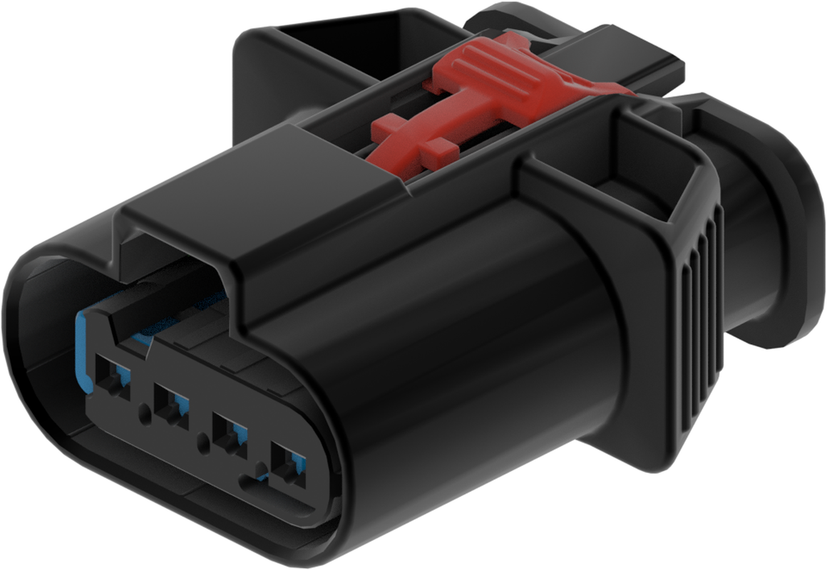 4 Way Female CTS 1.2 Sealed Connector Black