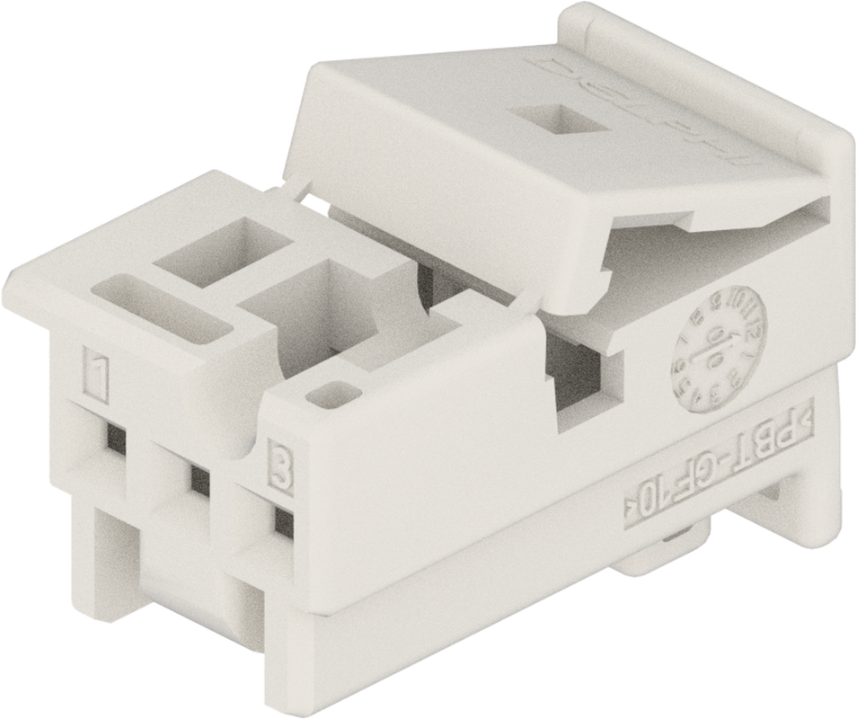 3 Way F MTS 0.64 Unsealed Connector Natural