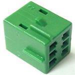 6 Way F MetriPack (M/P) 150 Unsealed Connector Green