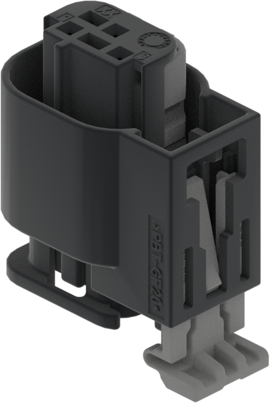 3 Way F MTS 0.64 Sealed Connector Black