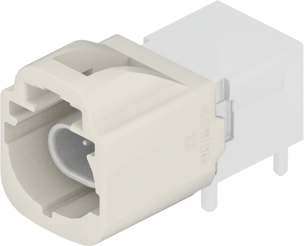 1 Port 1 Row Male H-MTD White Code B
