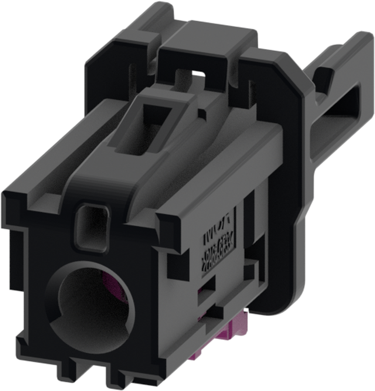 1 Port 1 Row MCA-A Female Mini Coax Black Code A