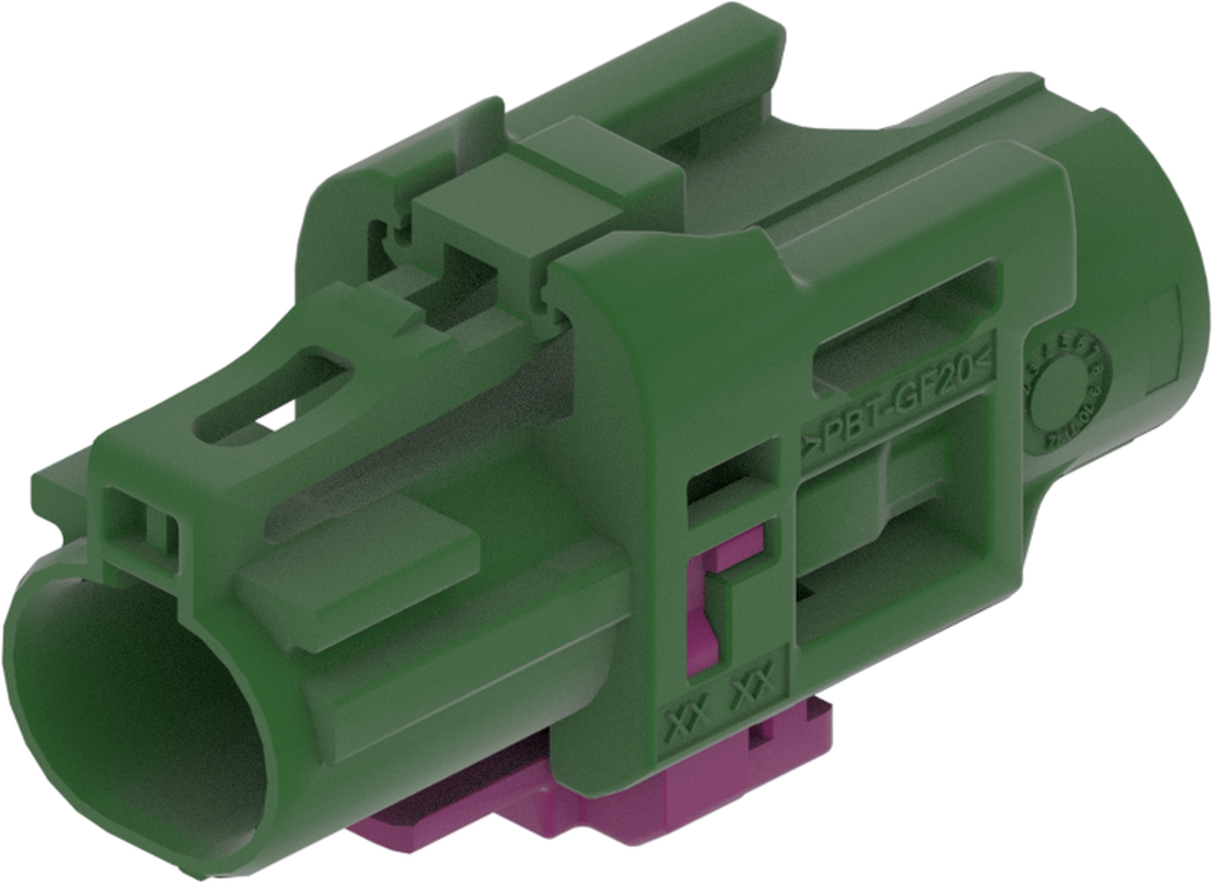 1 Port 1 Row Female H-MTD Green Code E