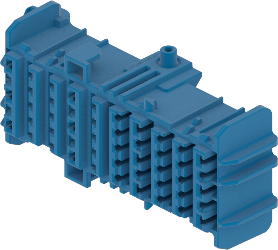 50 Way Female OCS Unsealed Connector Blue