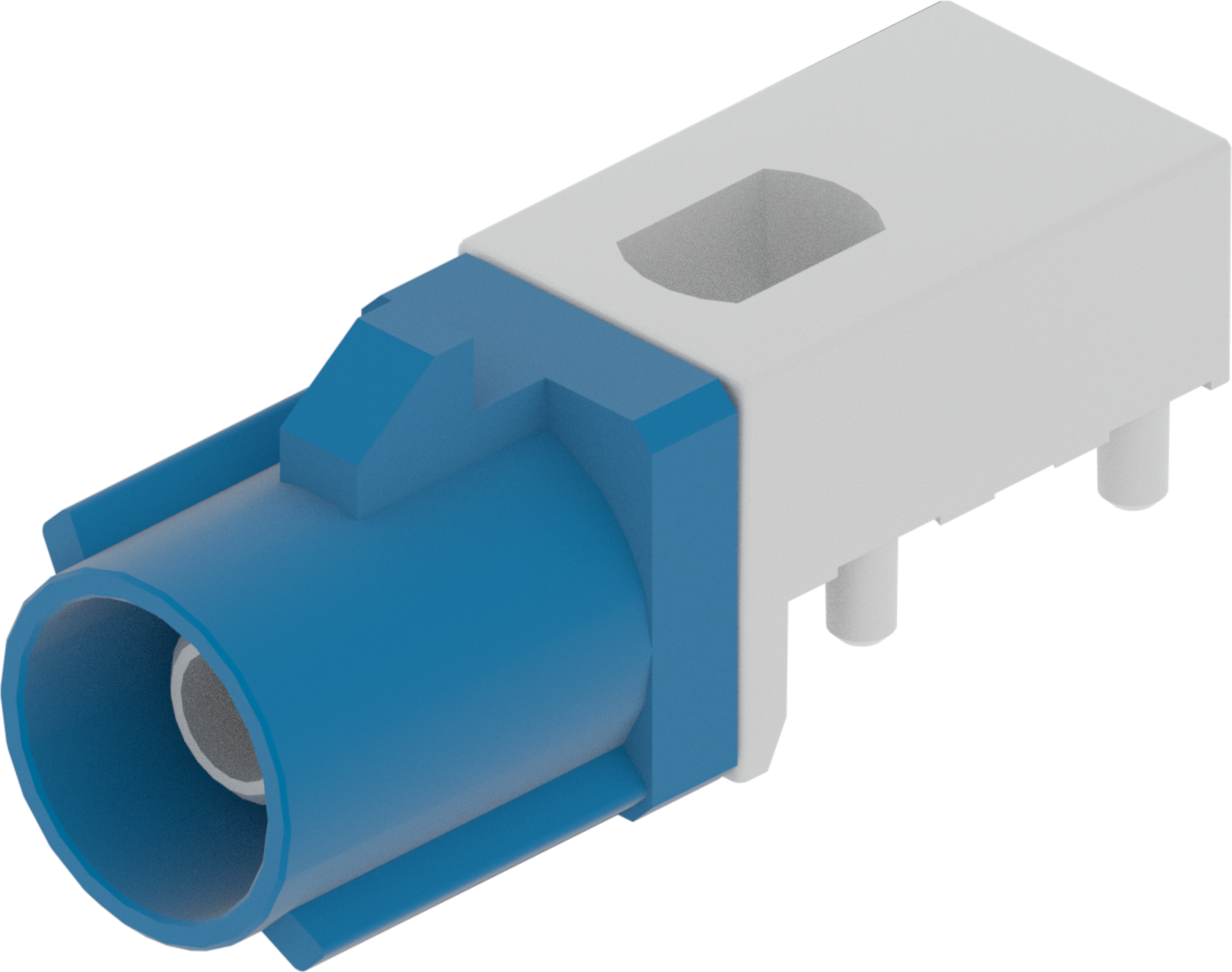 1 Port 1 Row Male Fakra Blue Code C