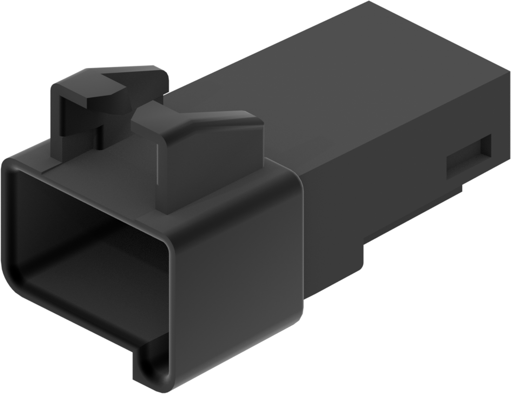 3 Way M MetriPack (M/P) 2.8 Unsealed Connector Black