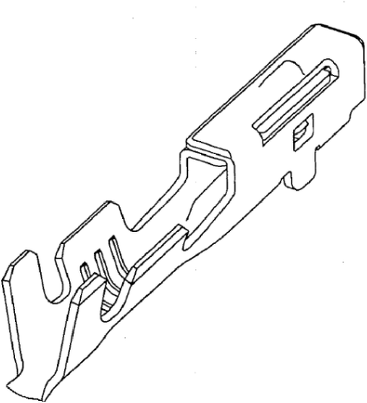 1.8 Female MCS SN Cavity Lock Unsealed Terminal Cross Sec (0.3 - 0.85 mm²)