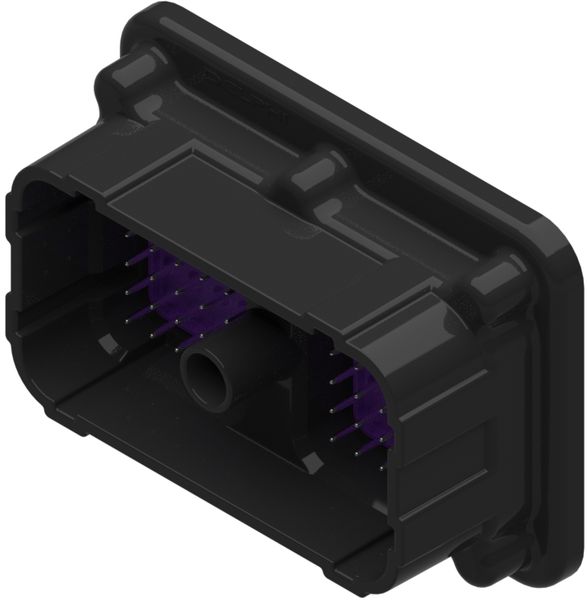 60 way Male HES Series Black Header