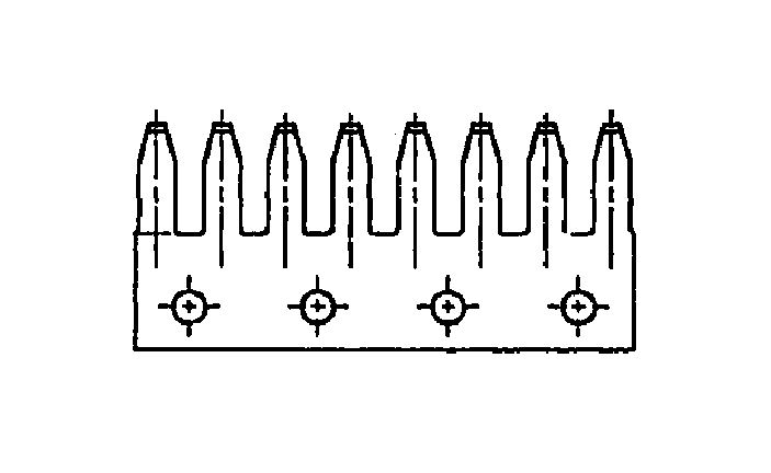 2.8 MetriPack (M/P) Busbar Male Molded On Terminal