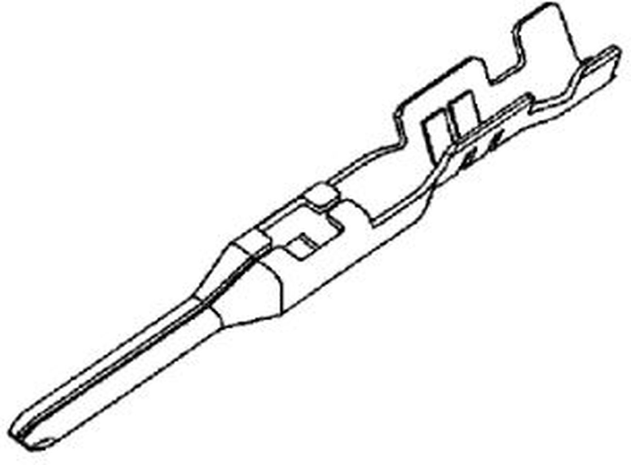 1.5 Clean Body APEX Male SN Unsealed Terminal Cross Sec (1 - 1.5 mm²)