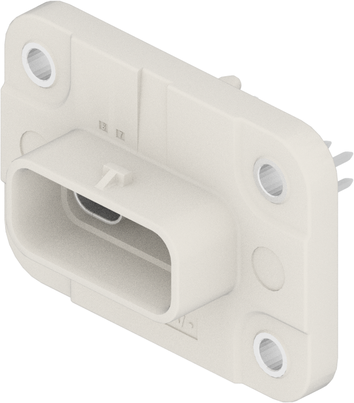 1 Port 1 Row Male H-MTD Black Code B