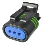 3 Way F MetriPack (M/P) 150 Sealed Connector Black