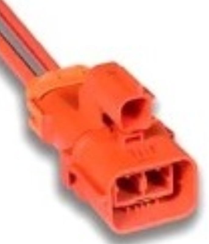 2 Way M 1.0 SHUNT MetriPack (M/P) 2.8 SHIELD PACK Sealed Connector Orange