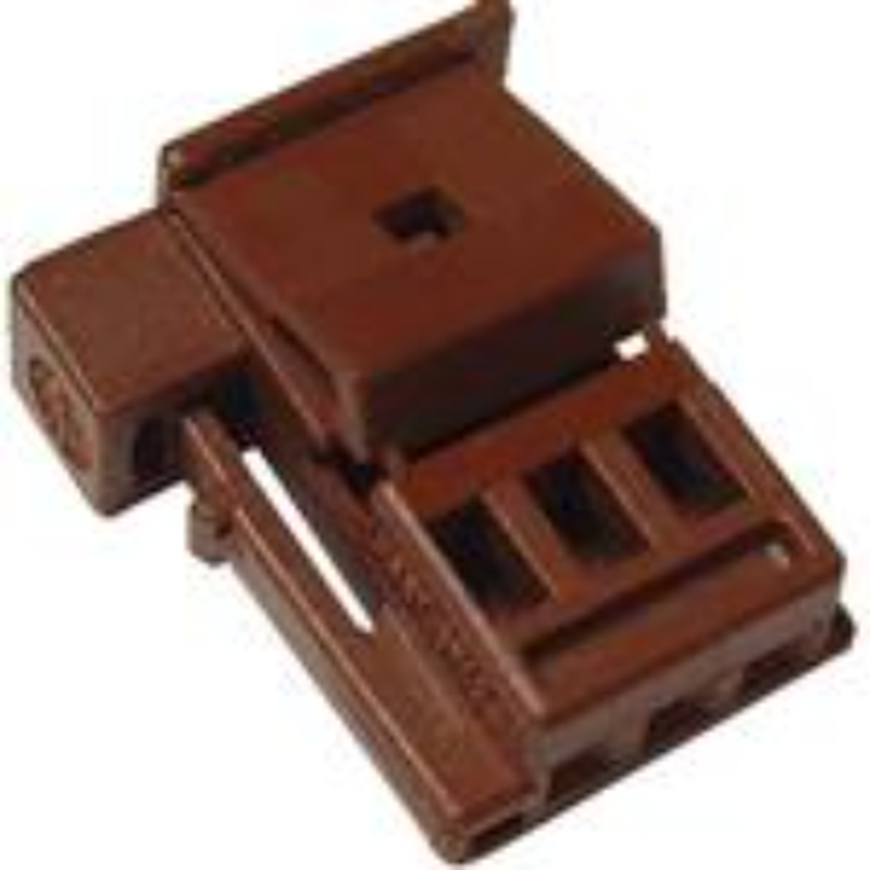 3 Way F MTS 0.64 Unsealed Connector Brown