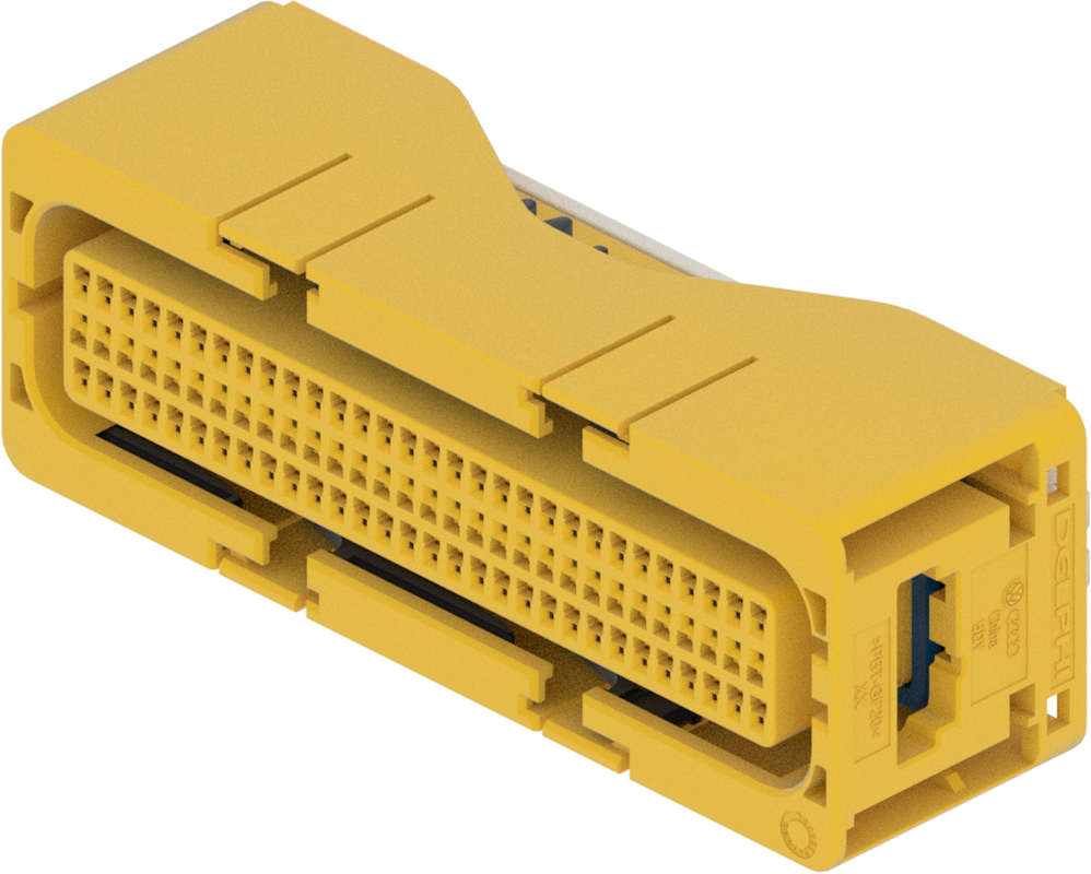 90 Way F MQS 0.64 Sealed Connector Yellow
