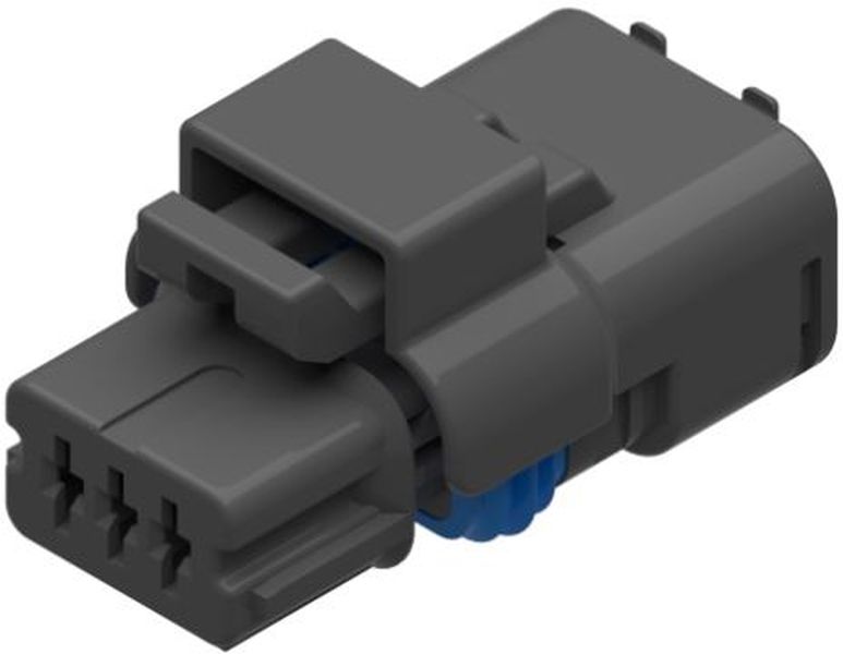 3 Way F 1.5 SICMA Mini Sealed Connector Black