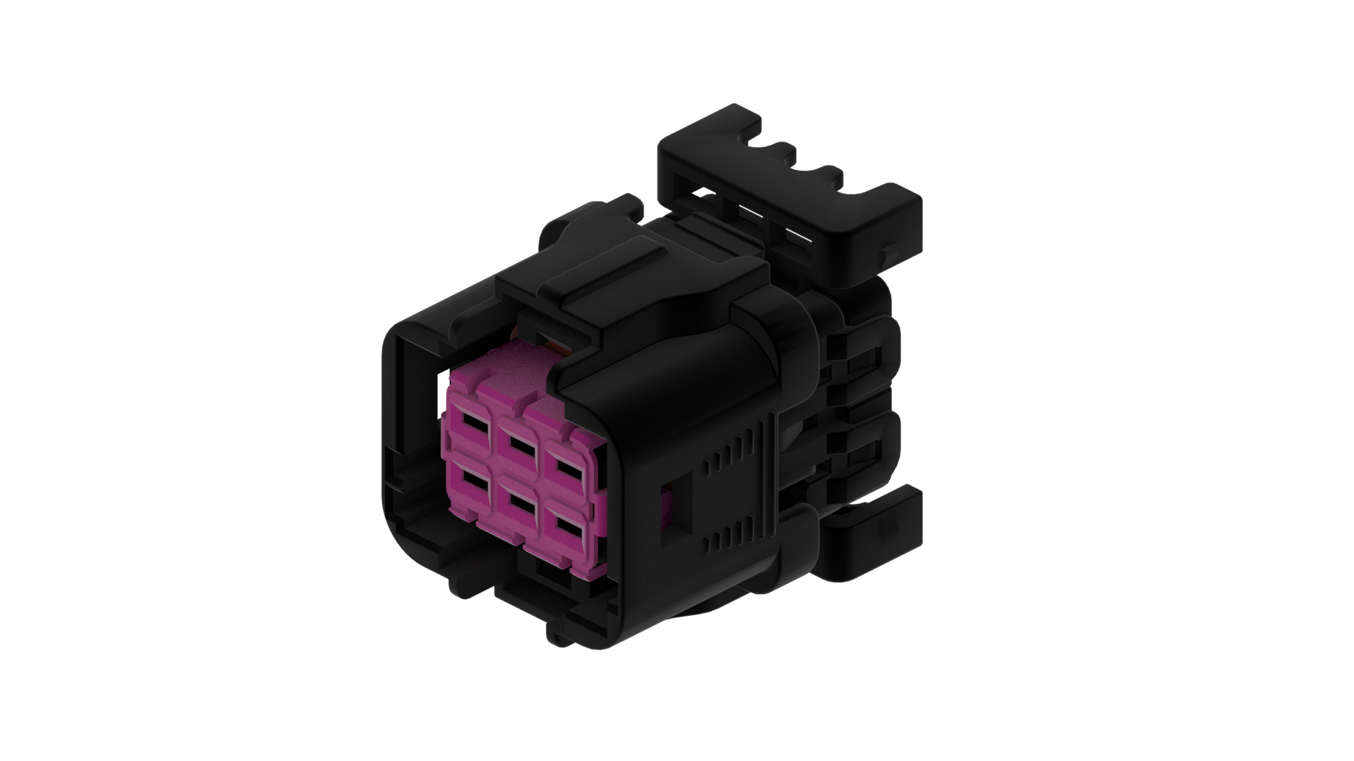 6 Way F SICMA-2 2.8 Sealed Connector Black
