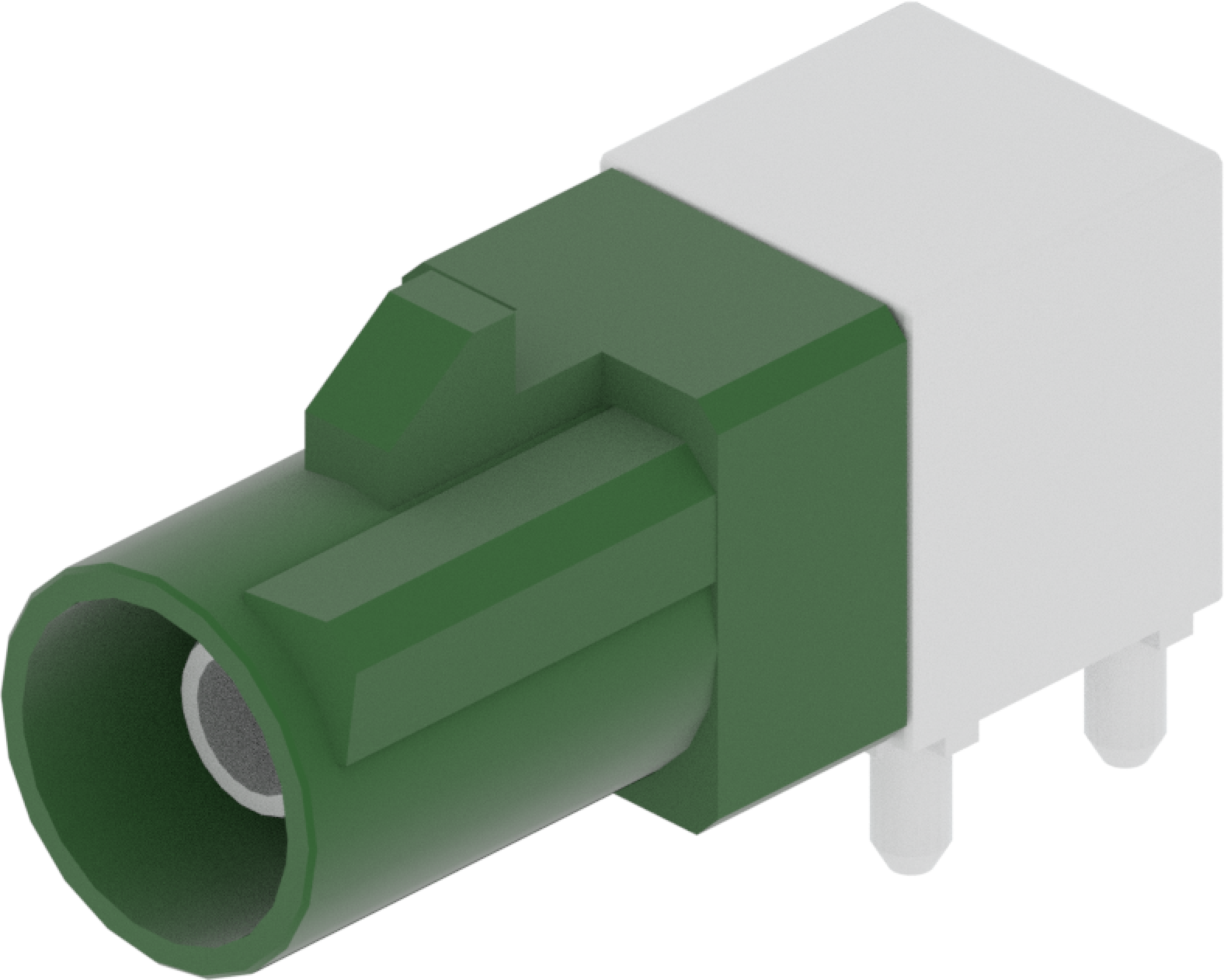 1 Port 1 Row Male Fakra Green Code E