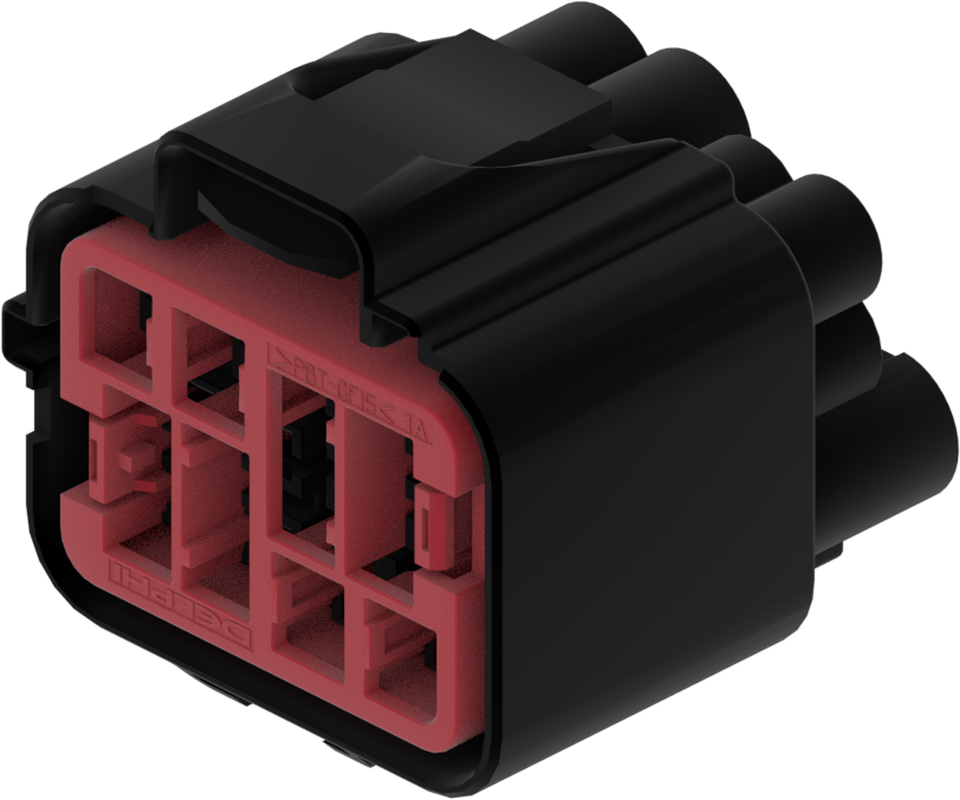 12 Way F MIXED Sealed Connector Black