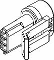 3 Way F MetriPack (M/P) 150 Sealed Connector Gray-Medium
