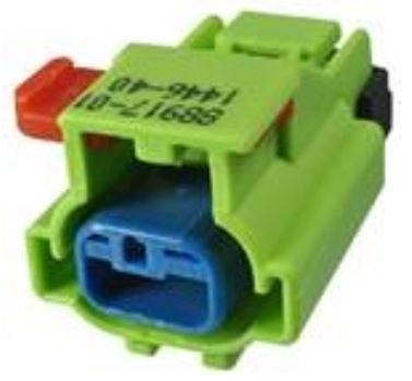 2 Way Female APEX 2.8 Sealed Connector Green-Light