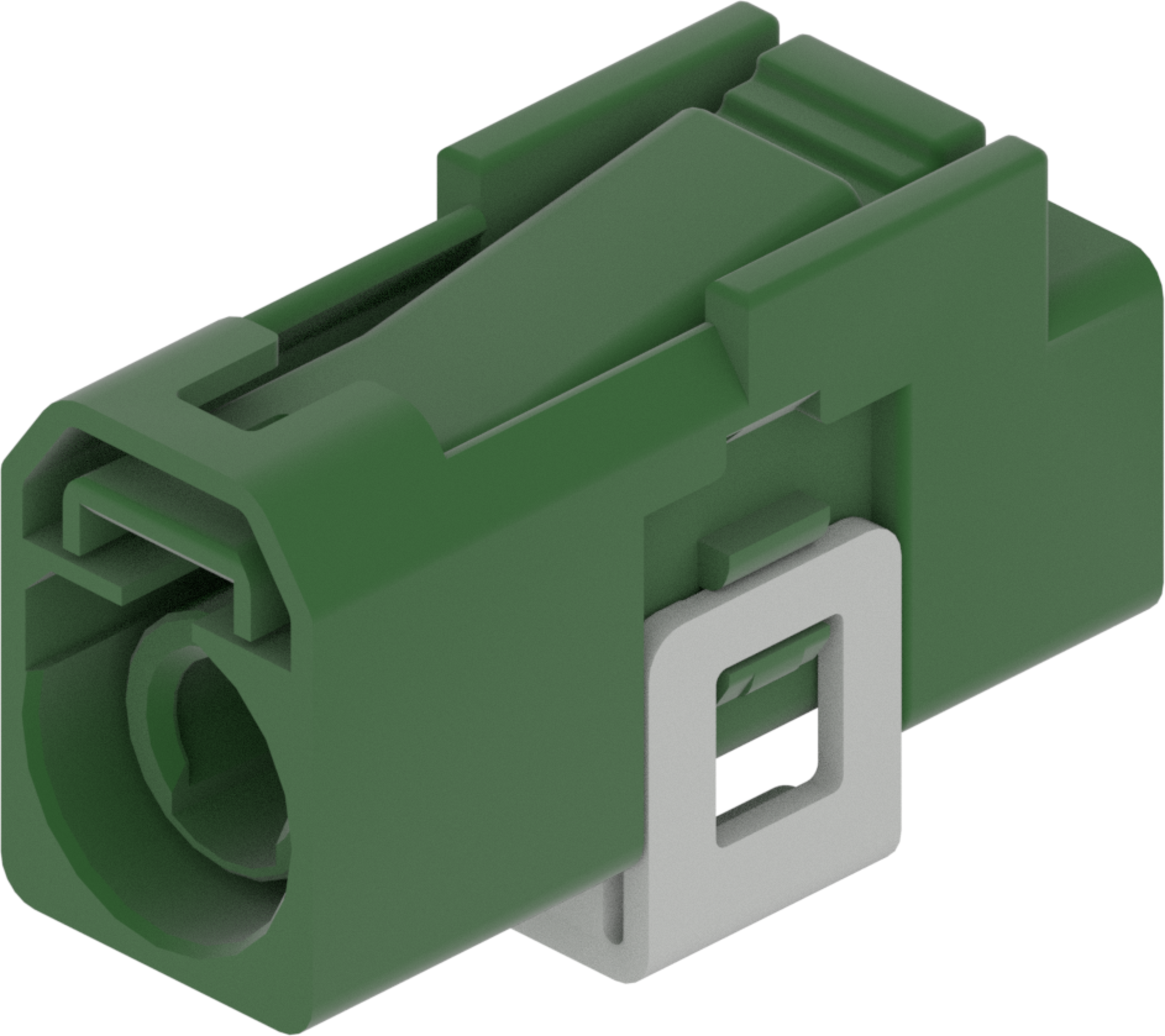 1 Port 1 Row Female Fakra Green Code E