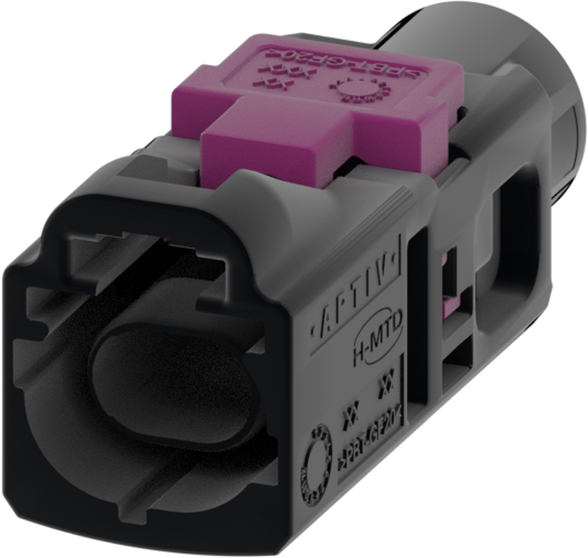 1 Port 1 Row Male H-MTD Black Code A