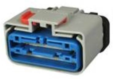 14 Way Female APEX 2.8 Sealed Connector Gray-Light