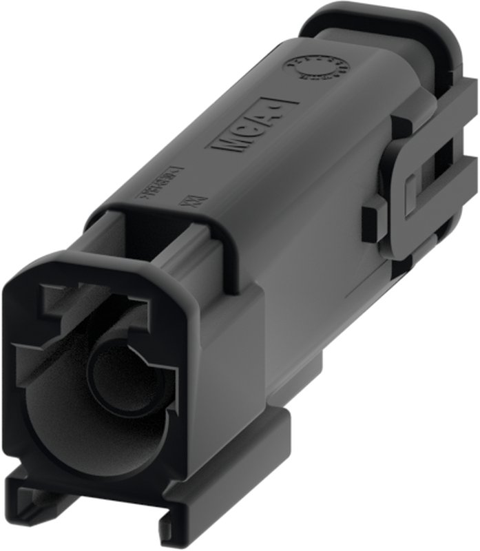 1 Port 1 Row MCA-B Male Mini Coax Black Code A