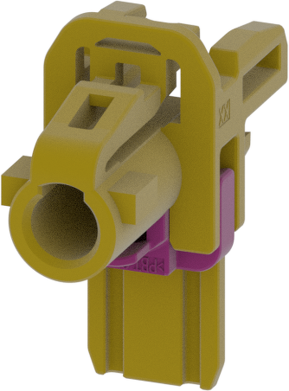 1 Port 1 Row MCA-B Female Mini Coax Curry Code K