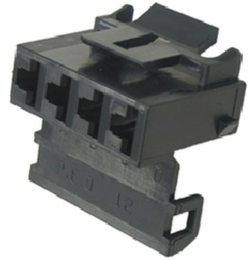 4 Way F MetriPack (M/P) 630 Unsealed Connector Black