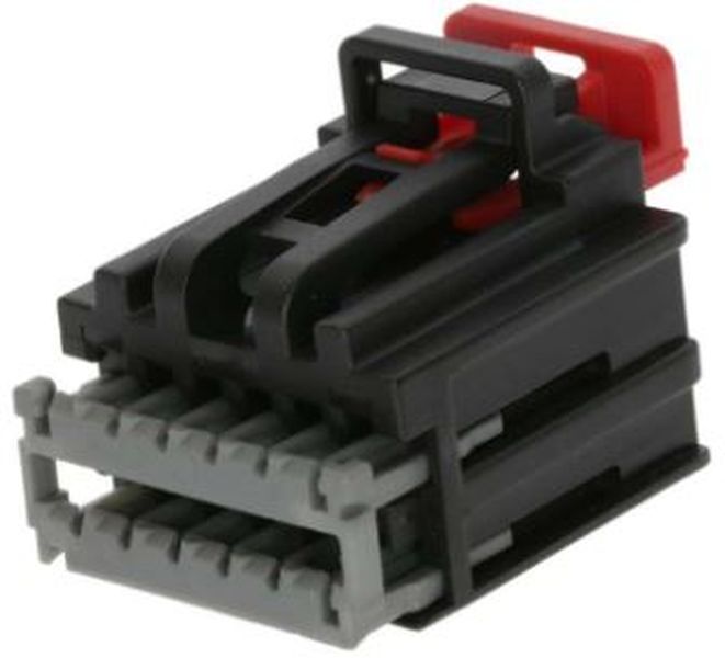 12 Way F OCS 1.5 Unsealed Connector Black