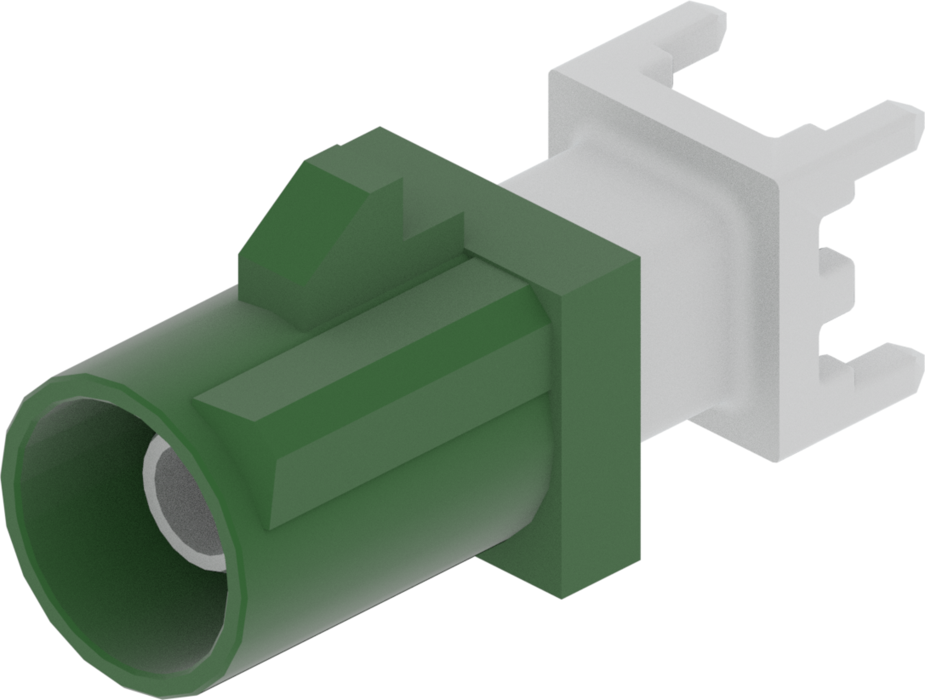 1 Port 1 Row Male Fakra Green Code E
