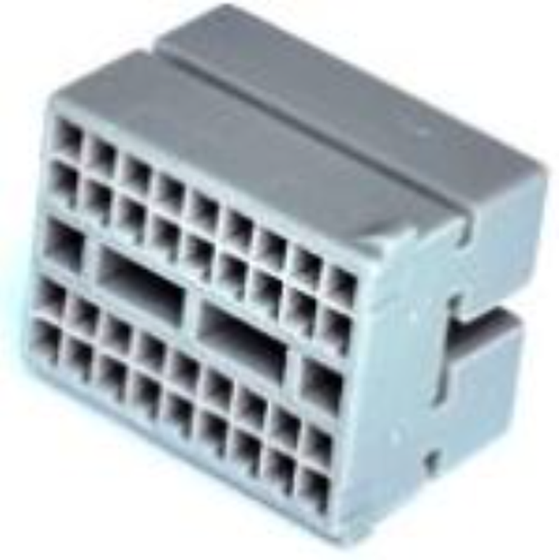 36 Way F MTS 0.64 Unsealed Connector Gray