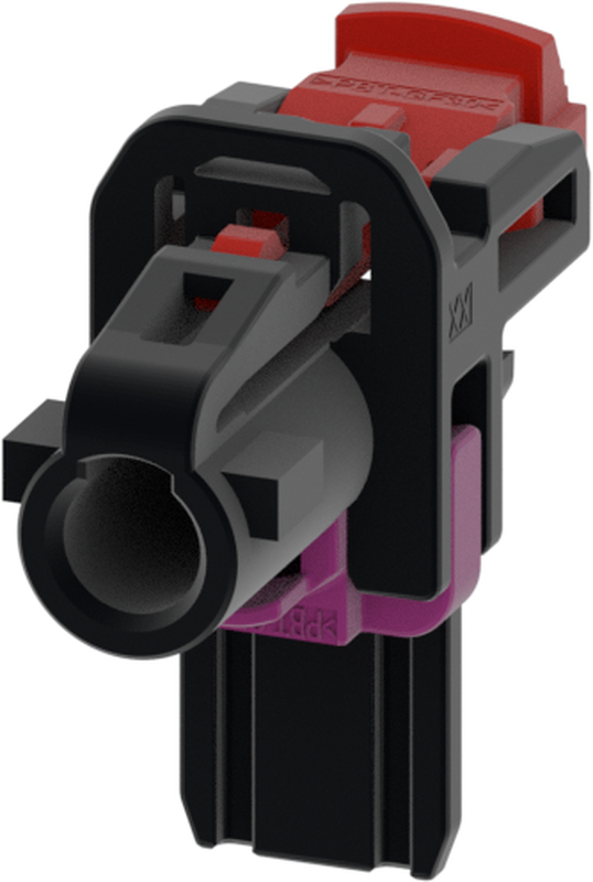 1 Port 1 Row MCA-B Female Mini Coax Jet Black Code A