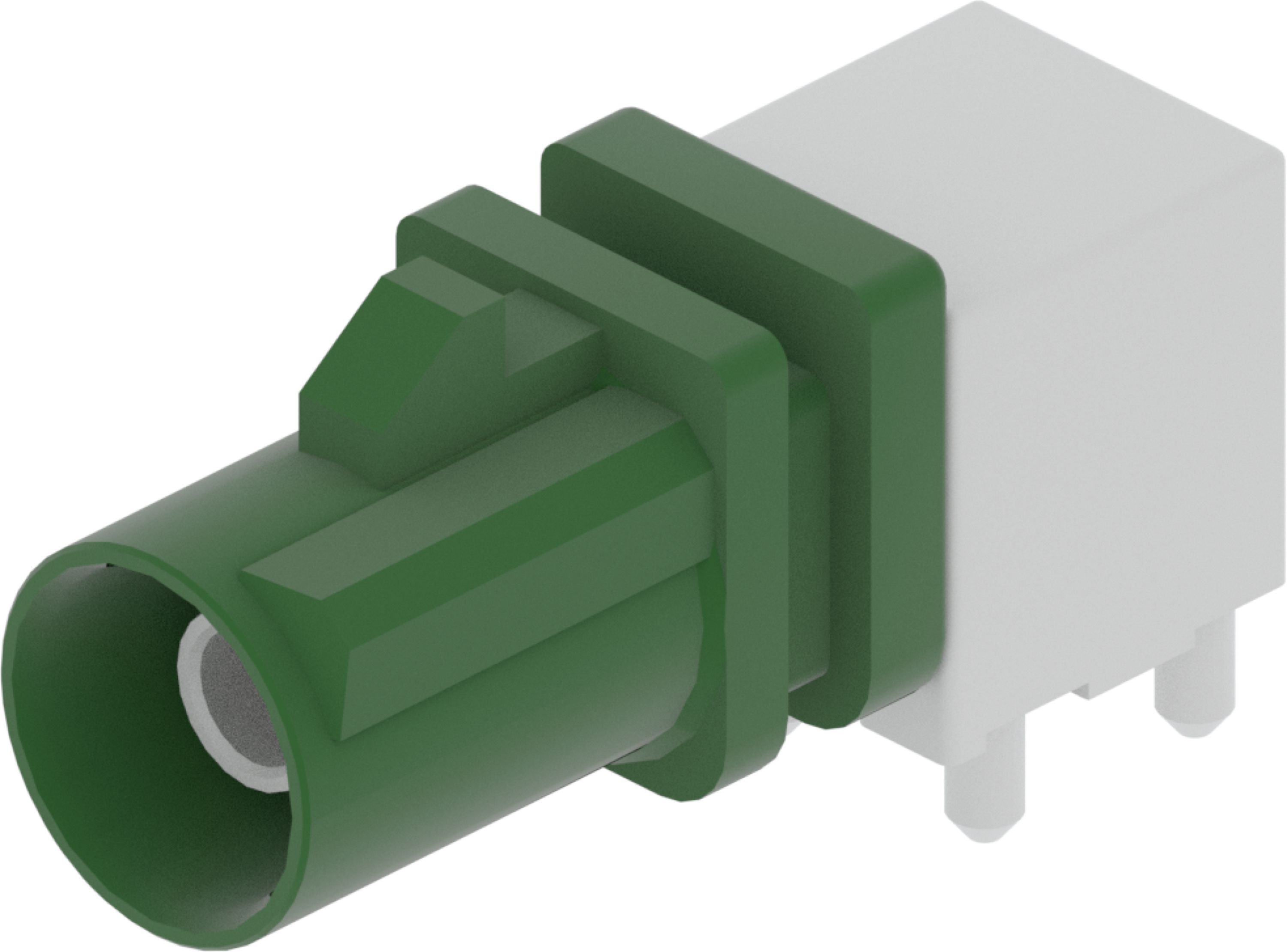 1 Port 1 Row Male Fakra Green Code E