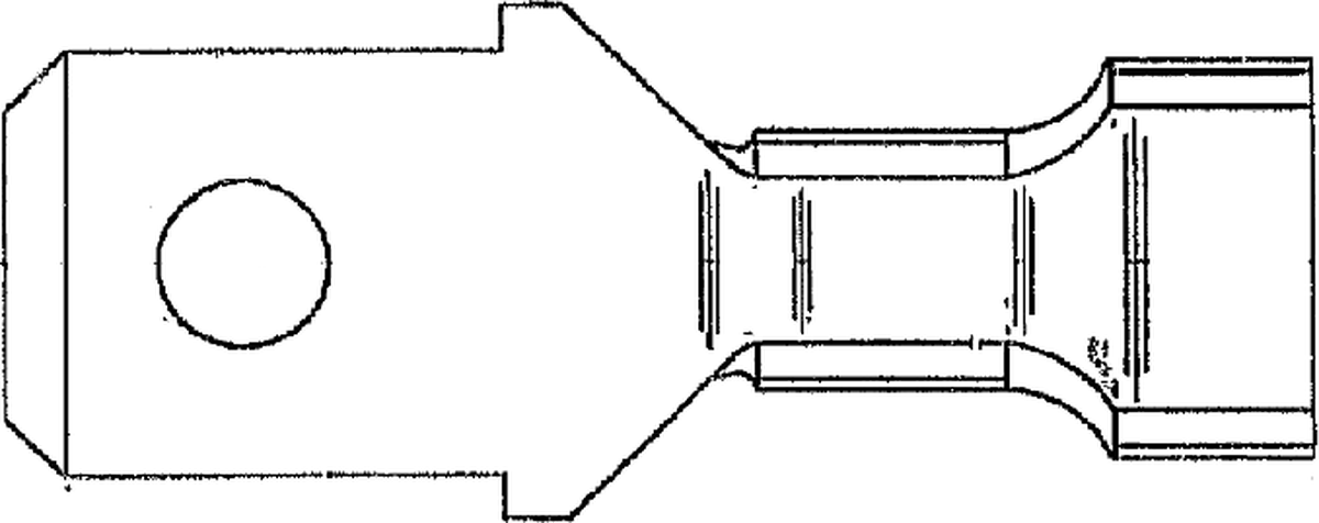 6.3 Male 56 Series SN Unsealed Terminal Cross Sec (0.5 - 0.75 mm²)