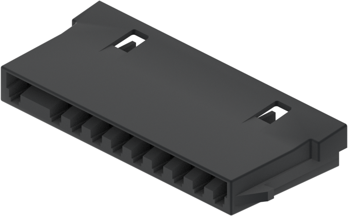 10 Way F MetriPack (M/P) 2.8 Unsealed Connector Black