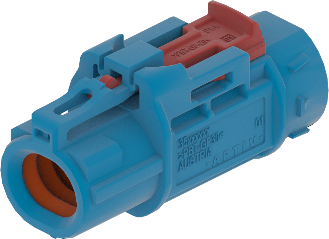 1 Port 1 Row Female H-MTD Blue Code C
