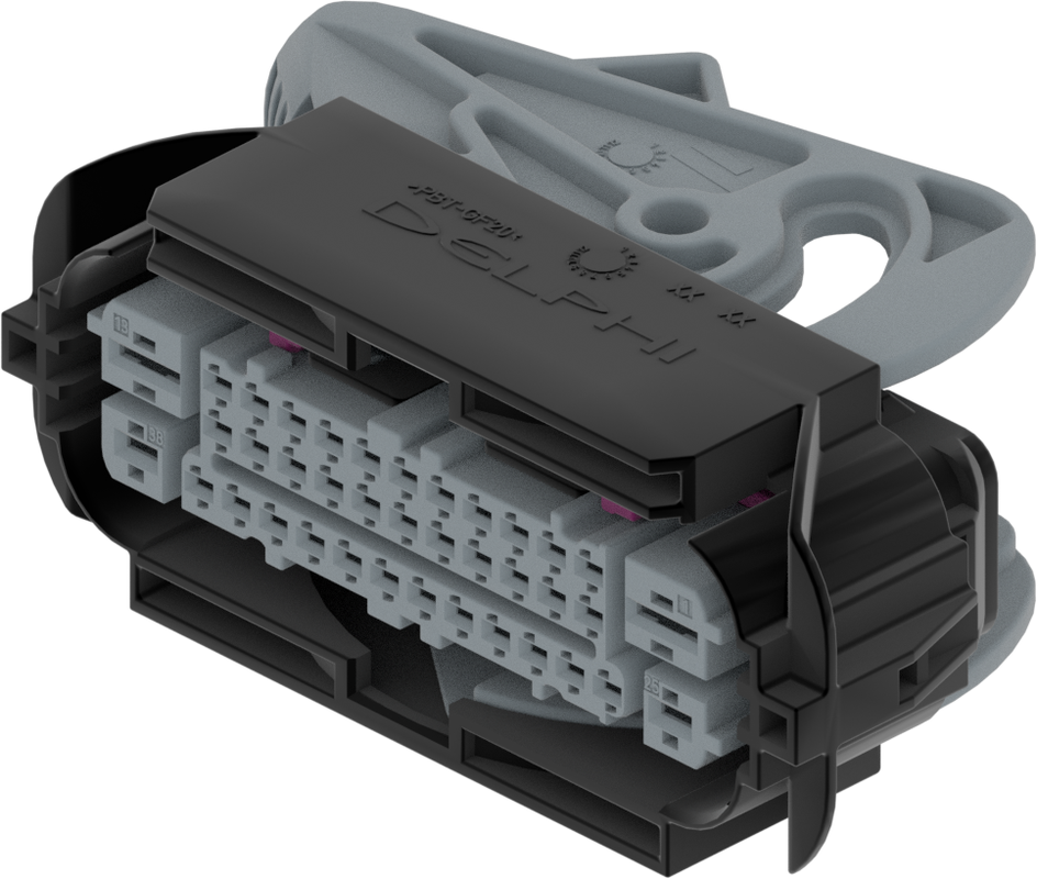 38 Way F 1.5 MCP 2.8 MCP 4.8 MCP Sealed Connector Gray