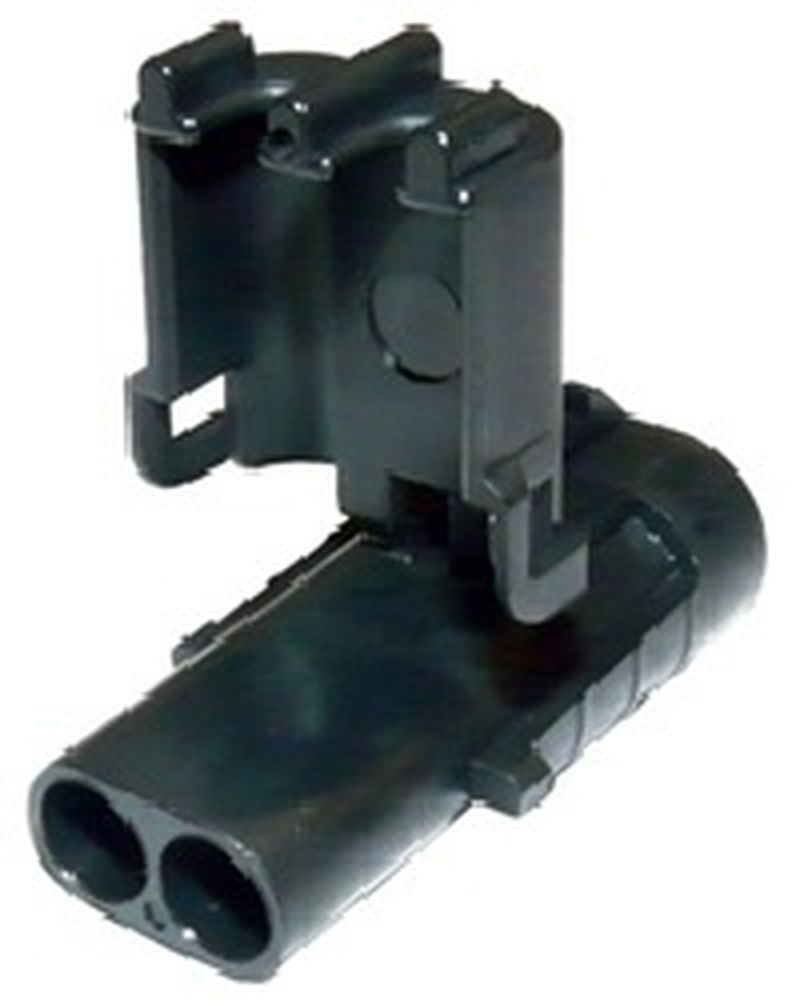 2 Way 2.6 W/P Sealed Connector Black
