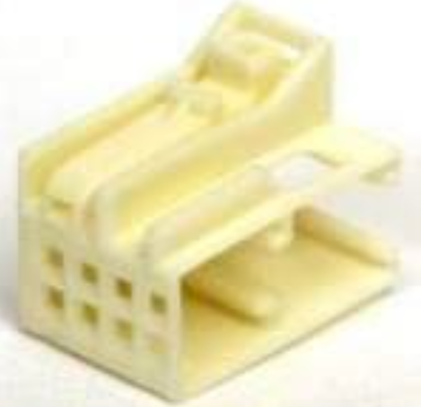 8 Way F MTS 0.64 Unsealed Connector Natural