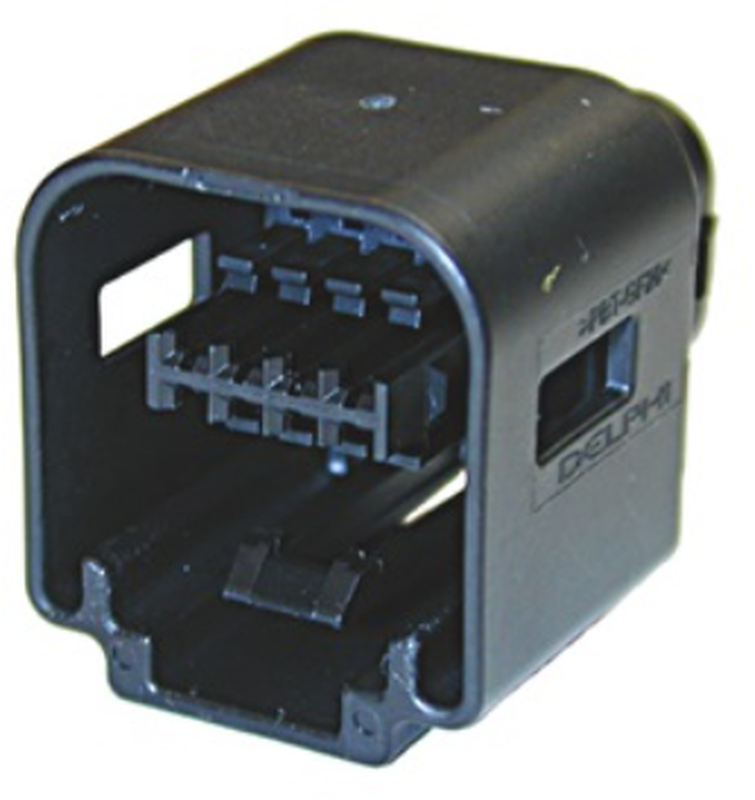8 Way F OCS 1.2 Sealed Connector Black