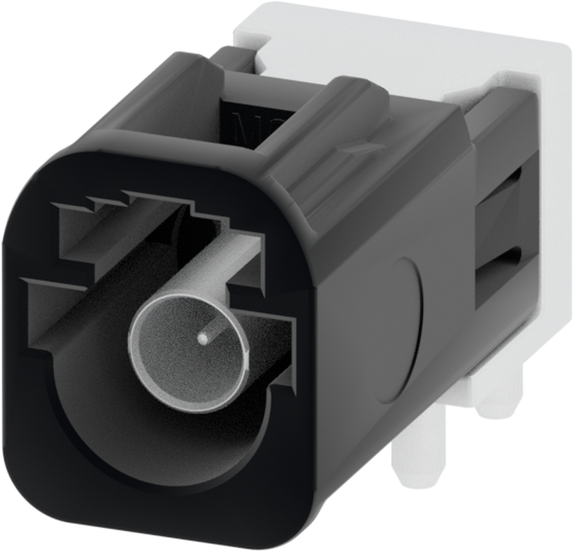 1 Port 1 Row MCA-B Male Mini Coax Jet Black Code A