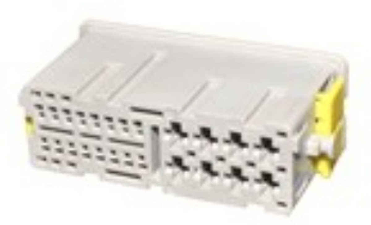 24 Way F DCS-2 2.8 DUO-TWIN 0.64 Unsealed Connector Gray