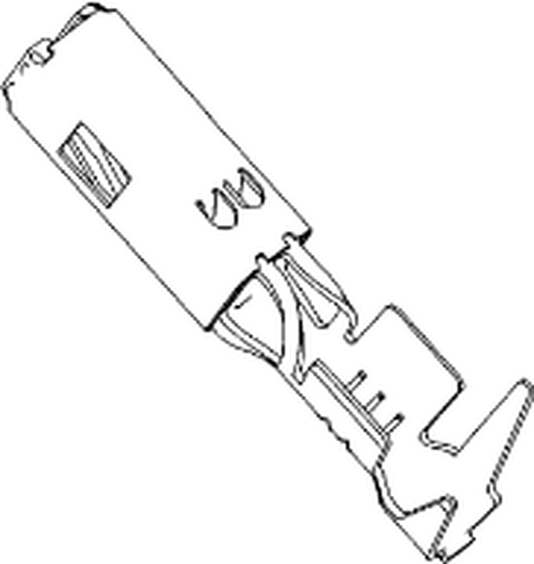 BTS 2.8 Cavity Lock Sealed Terminal Cross Sec (0.6 - 1 mm²)